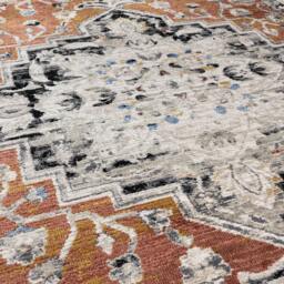 Rackhams Sovereign Terracotta Medallion Rug - 160x240cm - thumbnail 5