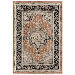 Rackhams Sovereign Terracotta Medallion Rug - 160x240cm - thumbnail 1