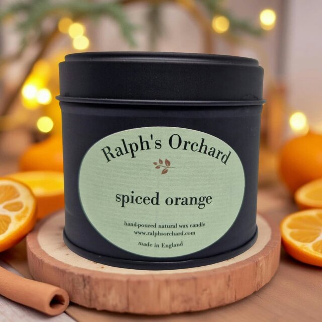 Rackhams Spiced Orange Scented Candle - Matte Black Tin - image 1