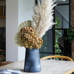 Rackhams Kew Handthrown Vase Basalt - 20cm - thumbnail 3