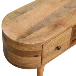 Rackhams Mini Rounded Entertainment Unit - thumbnail 6