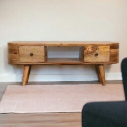 Rackhams Mini Rounded Entertainment Unit - thumbnail 2
