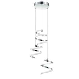 Rackhams Nyah 3 Light LED Spiral Cluster Pendant Light - Copper - thumbnail 4