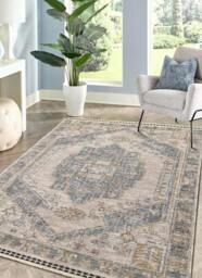 Rackhams Traditional Rug with Cotton Fringe - 120X170 cm - thumbnail 4