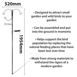Rackhams Bird Care Station With Feeder and Bath - thumbnail 2