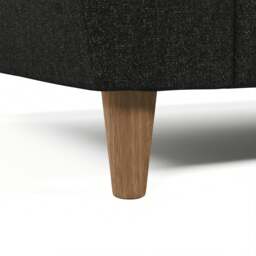 Rackhams Baxter Tufted Fabric 3 Seater Sofa - Charcoal - thumbnail 6