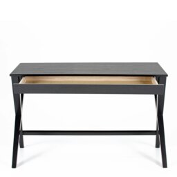 Rackhams Writex Desk 1 Drawer in Black - 1 - Black - 60 - thumbnail 3