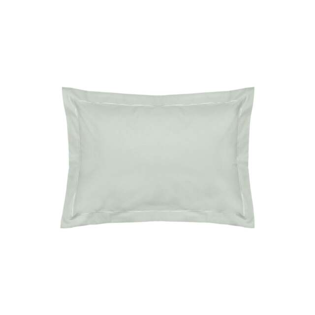 Rackhams 200 Thread Count Egyptian Cotton Oxford Pillowcase - Thyme - One Size - Thyme - 100% Egyptian Cotton - image 1