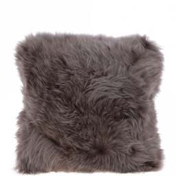 Rackhams Sheepskin Cushion - One Size - Mink - Sheepskin - thumbnail 1