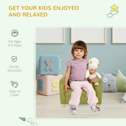 Rackhams Child Armchair Wood Frame w/ Padding Seat Low-Rise Bedroom - thumbnail 5