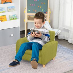 Rackhams Child Armchair Wood Frame w/ Padding Seat Low-Rise Bedroom