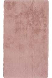 Rackhams Luxury Fur Pink Shaggy Rug – Ultra-Soft Geometric - 70X120 cm - thumbnail 1