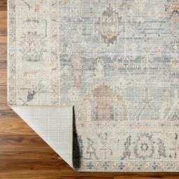 Rackhams Becki Owens Marlene-Vintage Blue Grey Traditional Vintage Boho Rug - 198 x 275 cm - thumbnail 4