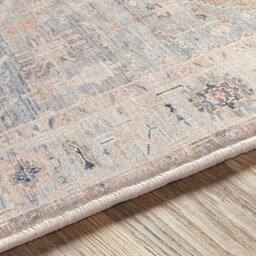 Rackhams Becki Owens Marlene-Vintage Blue Grey Traditional Vintage Boho Rug - 198 x 275 cm - thumbnail 3