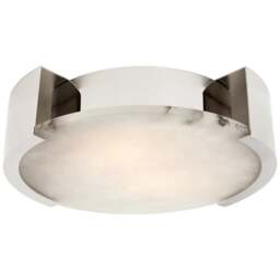 Rackhams Melange Large Flush Mount Ceiling Light - Antique-Burnished-Brass - thumbnail 4
