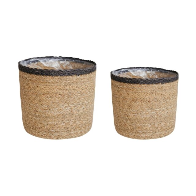 Rackhams Theo Rim Basket Set of 2 - Grey Rim - image 1