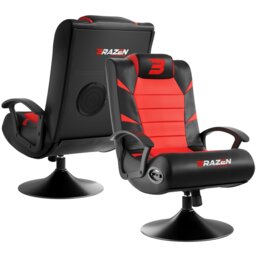 Rackhams Pride 2.1 Bluetooth Surround Sound Gaming Chair - Pink - PU - Sound Chair - thumbnail 2