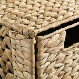 Rackhams Storage Unit with 6 Baskets 47x37x100 cm Water Hyacinth - thumbnail 5