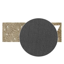 Rackhams Mega Mat Machine Washable Entrance Runner, 50x150cm, Brown Geo - thumbnail 6