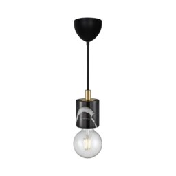 Rackhams Siv - Pendant Kit - Black - Black - Marble - 1 - thumbnail 3
