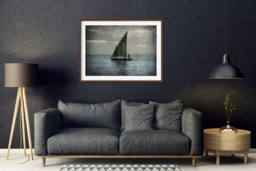 Rackhams Twilight Fishing - Framed Print 16 x 12 inch - thumbnail 2