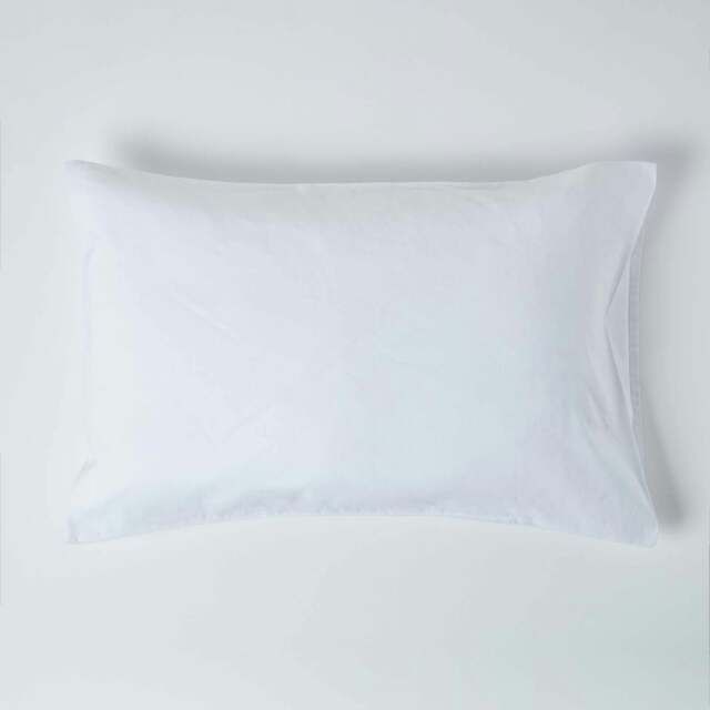 Rackhams French Flax Linen Housewife Pillowcase, King Size - White - image 1