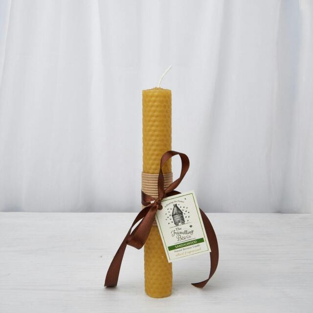 Rackhams Beeswax Sandalwood Candle - image 1