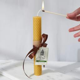 Rackhams Beeswax Sandalwood Candle - thumbnail 5
