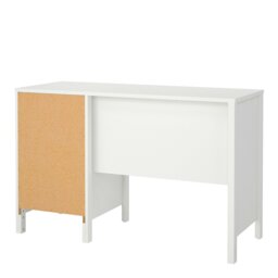 Rackhams Barcelona Desk 3 drawers White - White - 48 - 76.5 - thumbnail 4