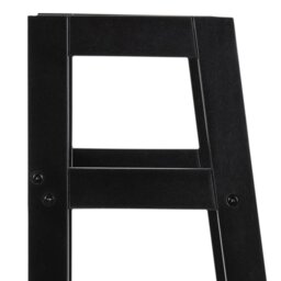 Rackhams Wally Bookcase with 4 Shelves in Black - 1 - Black - Wood - thumbnail 6