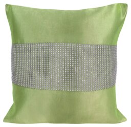 Rackhams Matte Finish With Diamante Detail Scatter Cushion - 43cm x 43cm - Fushia - thumbnail 4