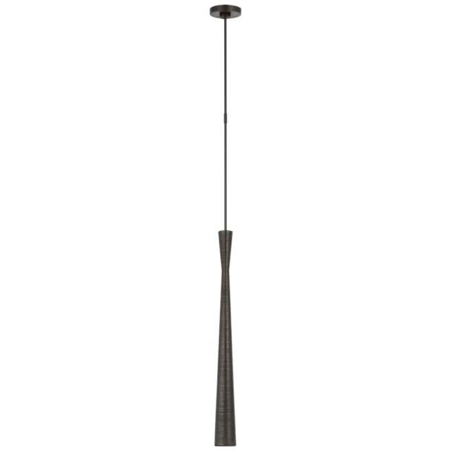 Rackhams Utopia Tall Pendant Light - Age Iron - image 1