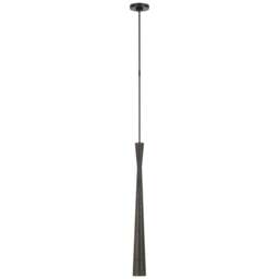 Rackhams Utopia Tall Pendant Light - Age Iron