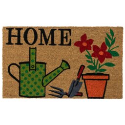 Rackhams Eco-Friendly Latex Backed Coir Entrance Doormat, 45x75cm - Gardener - thumbnail 2