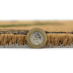 Rackhams Eco-Friendly Latex Backed Coir Entrance Doormat, 45x75cm - Gardener - thumbnail 5
