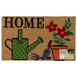 Rackhams Eco-Friendly Latex Backed Coir Entrance Doormat, 45x75cm - Gardener