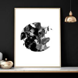 Rackhams Minimalistic wall art - set of 3 wall art prints - A2 16.54 x 23.39 in / 42 x 59.4 cm - Satin Photo paper 280 gsm - Oak Frame - thumbnail 4