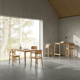 Rackhams Barlow Bar Stool Without Back in Matt Oak Set of 2 - 1 - thumbnail 5
