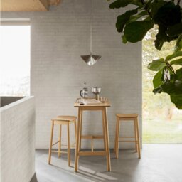 Rackhams Barlow Bar Stool Without Back in Matt Oak Set of 2 - 1 - thumbnail 4