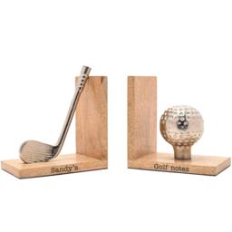 Rackhams Personalised Golf Bookends - H9 x W29 x L14cm, 0.54kg - thumbnail 5