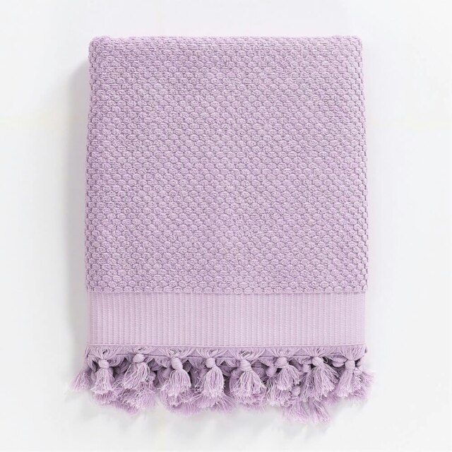 Rackhams Orla Turkish Cotton Bath Sheet - Lilac - image 1