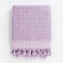 Rackhams Orla Turkish Cotton Bath Sheet - Lilac - thumbnail 1