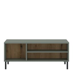 Rackhams Darwin Coffee Table in Green/Oak - Green/Oak - Green - 60 - thumbnail 2