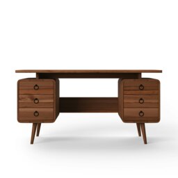 Rackhams Somerset Office Writing Desk java - Brown - thumbnail 2
