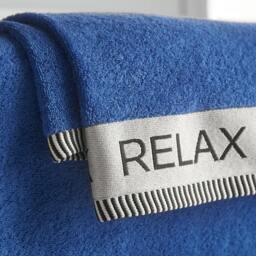 Rackhams Relax And Unwind Towel Cobalt Blue - Cobalt Blue - Bath Sheet - thumbnail 2