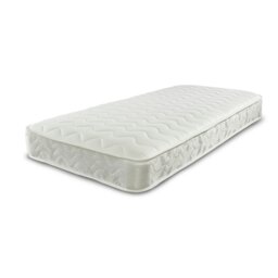 "Rackhams Close Wave Hybrid Mattress - 8"" Deep, Memory Foam Comfort Layer - White - 1 - 2ft6 Shorty Small Single Mattress (75cm x 175cm)" - thumbnail 2