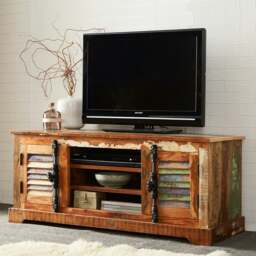 Rackhams Dahila Reclaimed Boat TV Media Unit - 125 cm - 52 cm - Wood