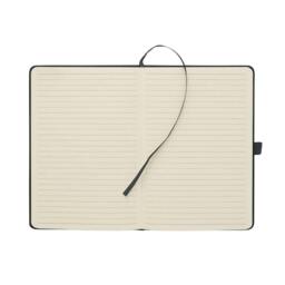 Rackhams Cordi note Hard Cover RPET A5 Notebook - Black - One Size - Black - thumbnail 3