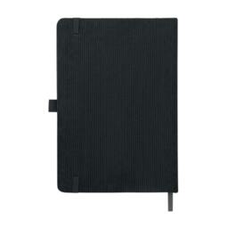 Rackhams Cordi note Hard Cover RPET A5 Notebook - Black - One Size - Black - thumbnail 5