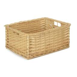 Rackhams Buff Willow Kitchen Wicker Storage Basket - Set of 3 - thumbnail 3